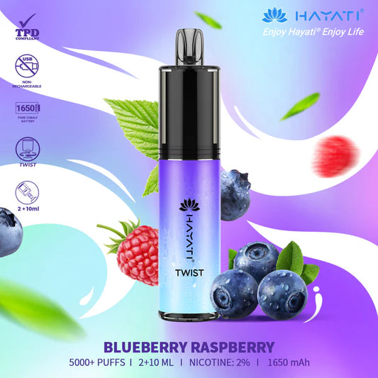 Hayati Twist 5000 Puffs Disposable Vape Pod Kit