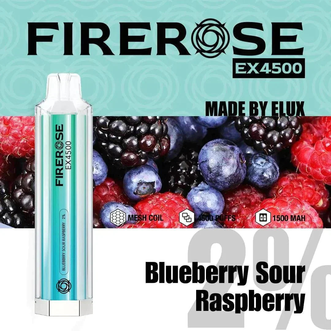 Firerose EX4500 Disposable Vape Pod Puff Pod Box of 10