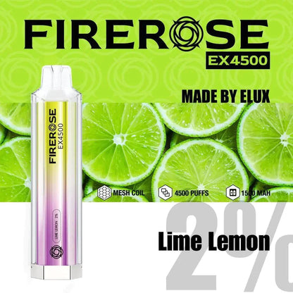 Firerose EX4500 Disposable Vape Pod Puff Pod Box of 10