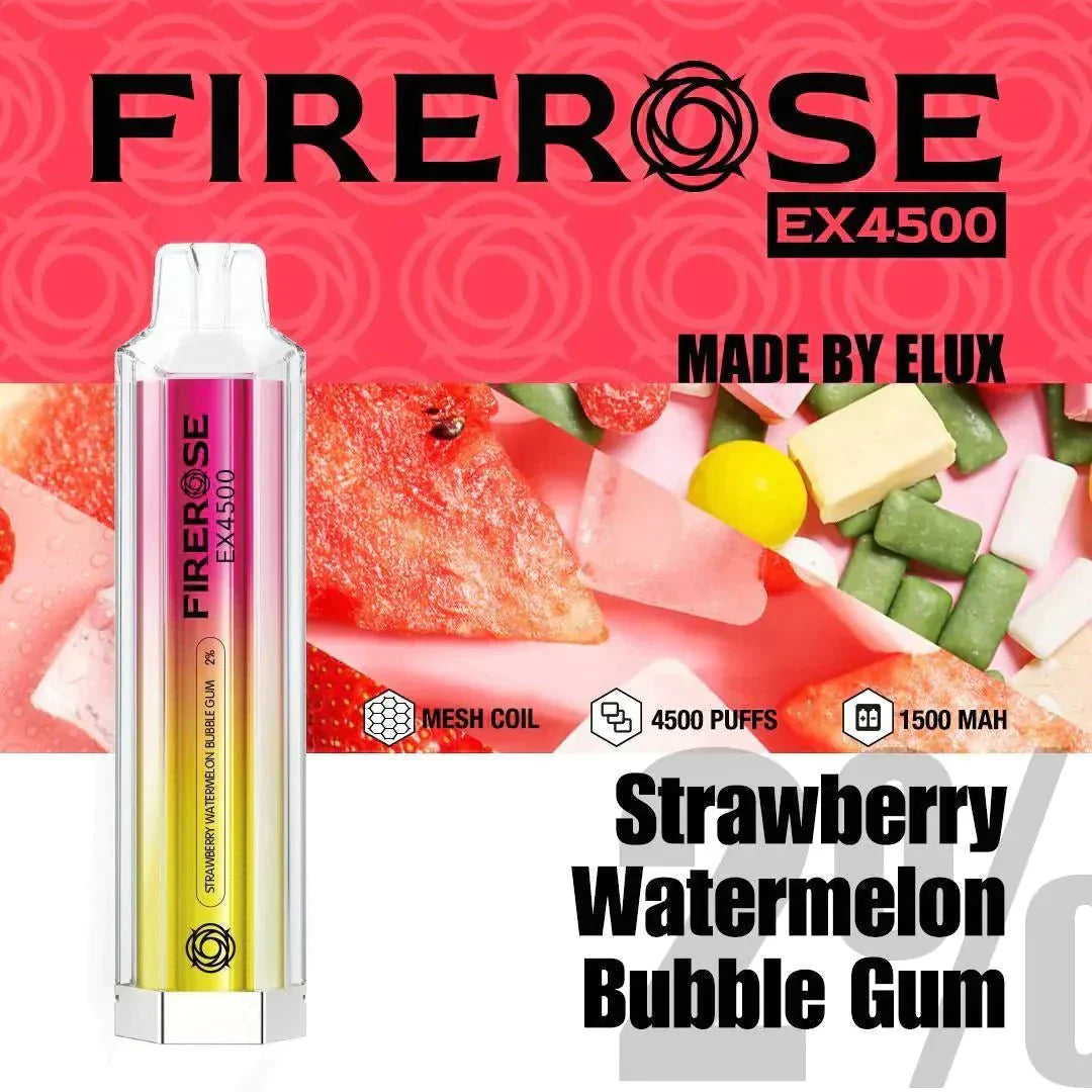 Firerose EX4500 Disposable Vape Pod Puff Pod Box of 10