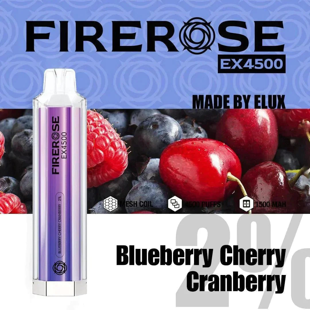 Firerose EX4500 Disposable Vape Pod Puff Pod Box of 10