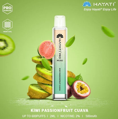 Hayati Crystal Mini Pro 600 Disposable Vape Pod Puff Kit