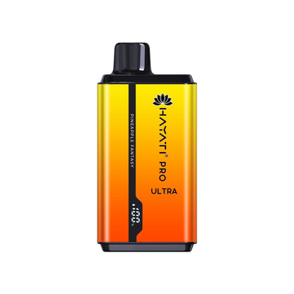 Hayati Pro Ultra 15000 Puffs Disposable Vape(Yellow+Orange)  Pineapple Fantasy