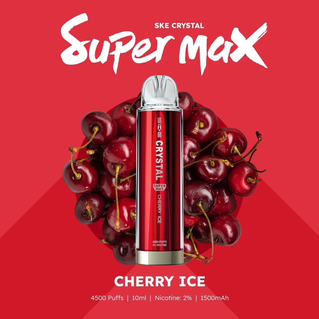 Ske Crystal Super Max 4500 Disposable Vape Pod Box of 10