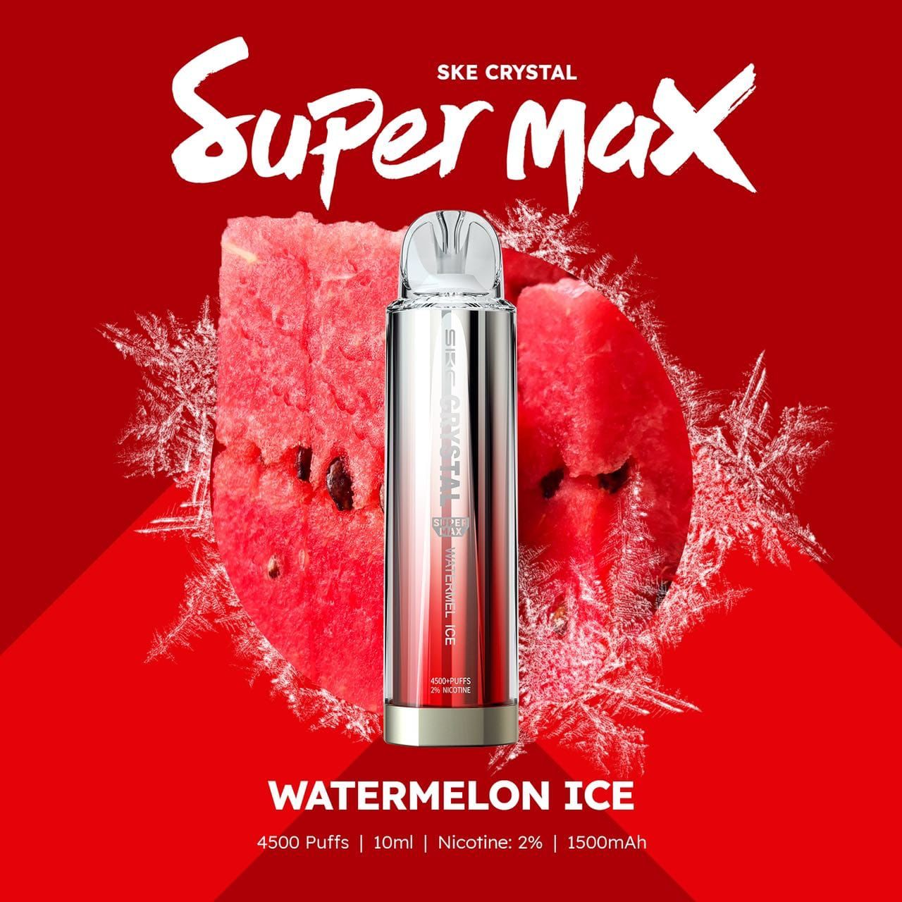 Ske Crystal Super Max 4500 Disposable Vape Pod Box of 10