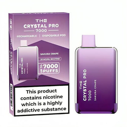 Crystal Pro Max 7000 Puffs Disposable Vape Box of 10